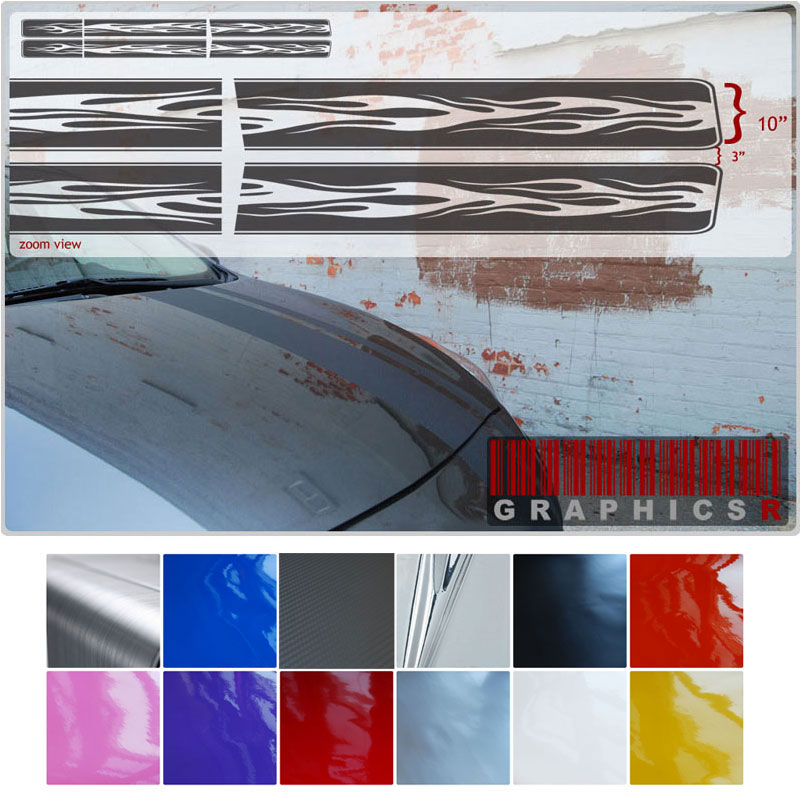 Racing Stripes - Automotive Body Graphics Rally Stickers Decals RSRS ...